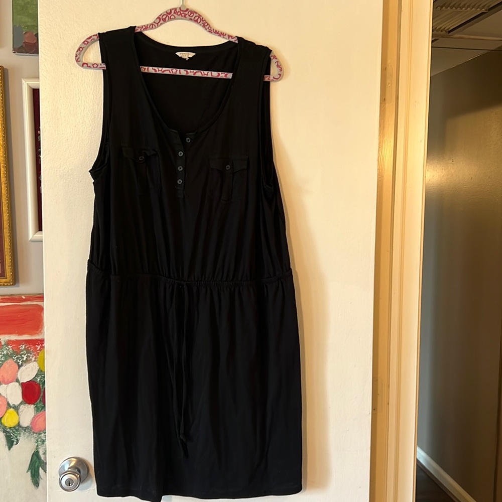 Sonoma black sleeveless dress